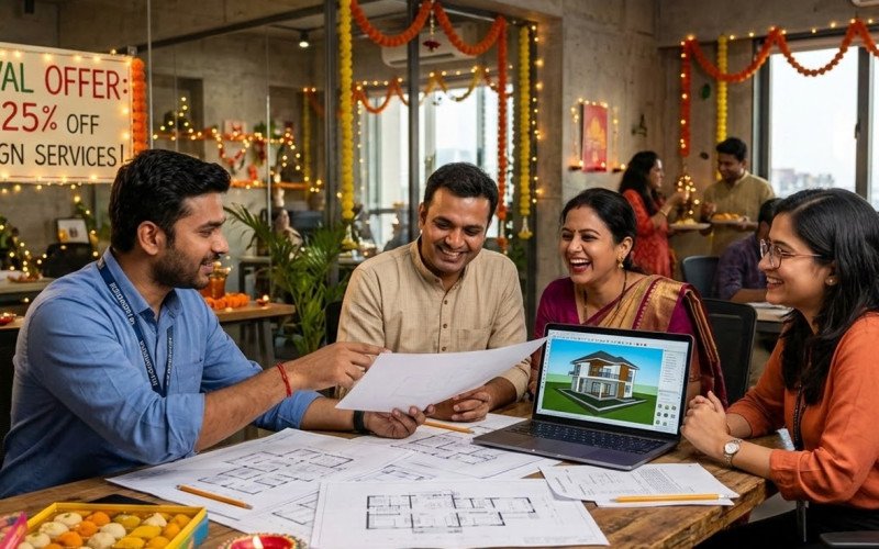 Exclusive Festival Offer on House Design Services – Build Your Dream Home with Naksha Store